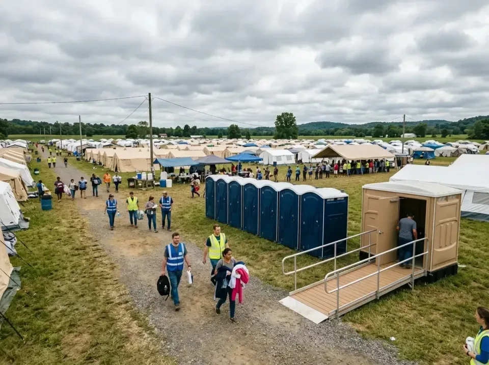 disaster-relief-camp-restrooms-010 — frequently asked questions, Dumpster & Portable Bathrooms Rental in Groveton, VA